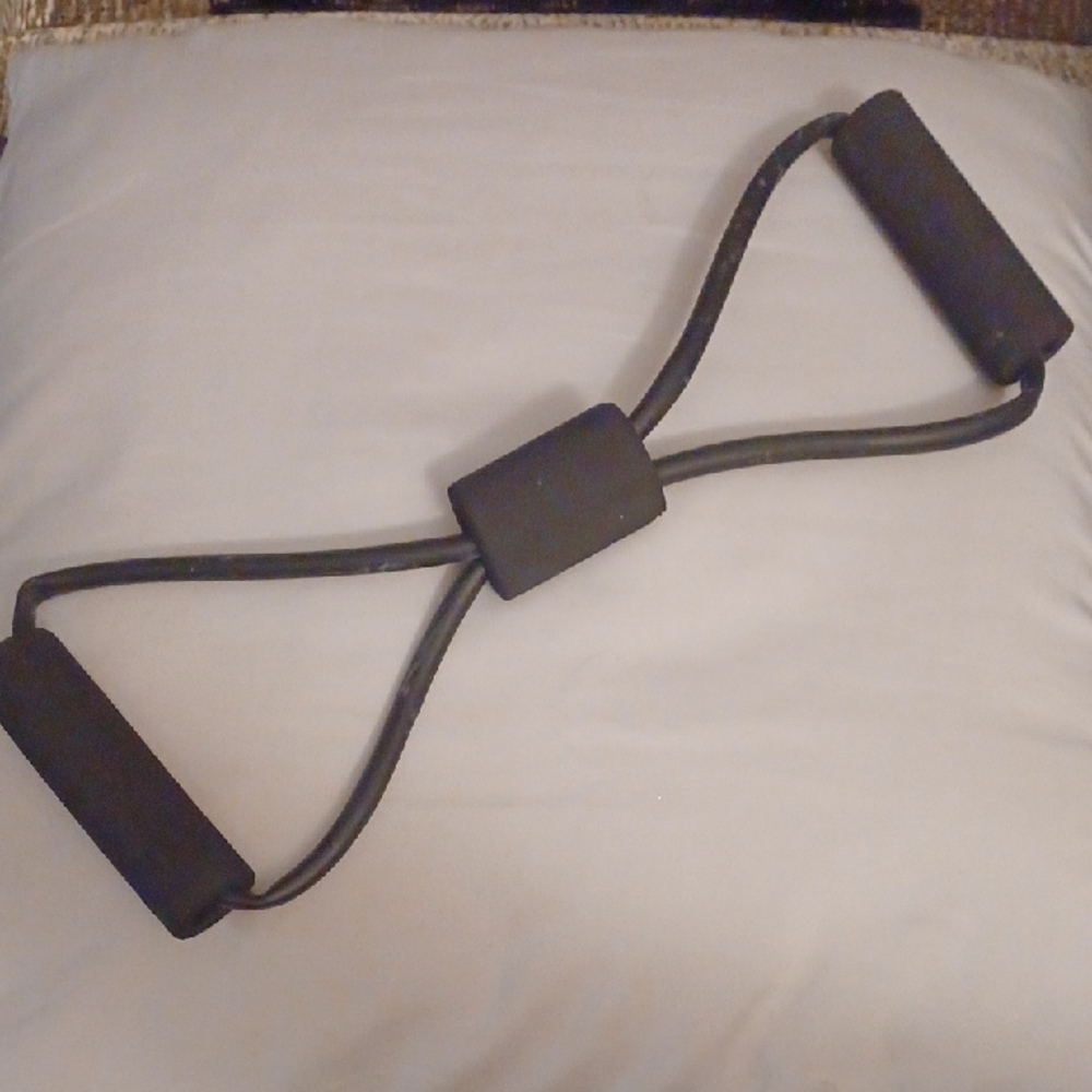 $4 Add-on Black Resistance Band with Foam Handles